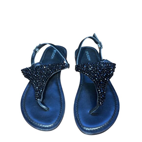 CB fusion leather thong sandals size 39 Euro- US 8.5 - Picture 1 of 6